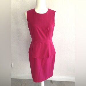 Calvin Klein Sleeveless Peplum dress